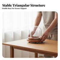 Anti-Vibration Speaker Desktop Tray Stable Structure Audio Equipment Riser Improved Sound Experience Speaker Stand Utility Tray Long-Lasting Material for Audiophiles