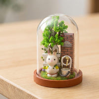 DIY Model Kit, Miniature Diorama Kit with Furniture, Wooden Craft Kit for Adults, Relaxing Hobby Craft Kit, Creative Building
