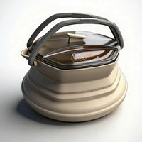 Foldable Silicone Compact Kettle-Saving Silicone Travel Kettle Lightweight Outdoor Gear for Hikers