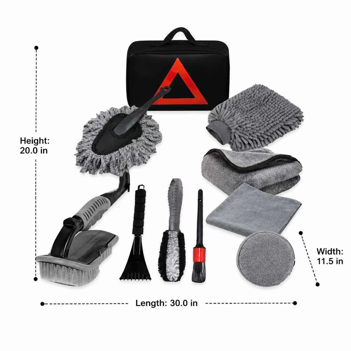 car cleaning brush set