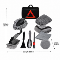car cleaning brush set