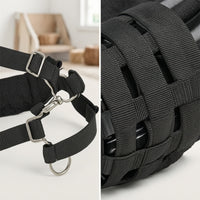 Padded Horse Muzzle with Halter Ventilated Horse Muzzle Lightweight Tack Nylon for Horses, Stable