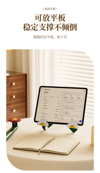 Foldable PP Reading Book Stand for Home Use