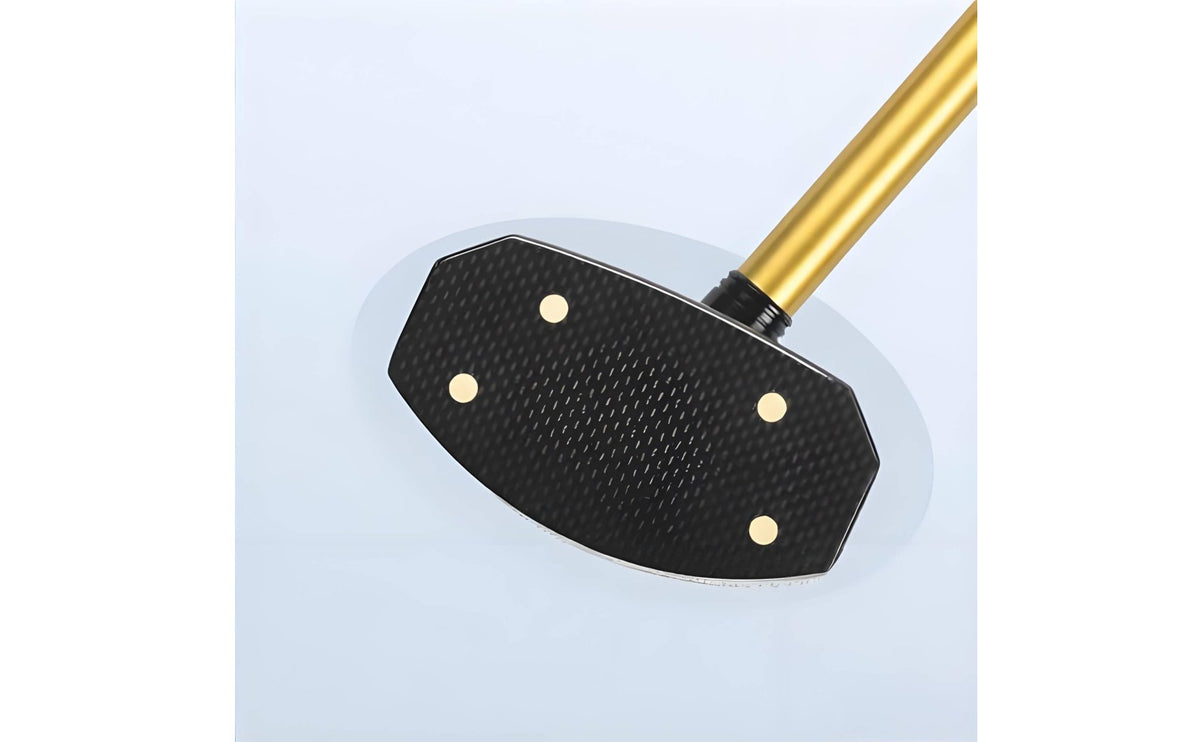 Carbon Fiber Shaft Park Golf Club Leather Grip Park Golf Stick Wood-Metal Head Sports Gear