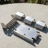 5 Pieces Rc Car Chassis Guards Plates Guarding Guard Plates Heavy-Duty Underbody Deflector Guard for Drivers