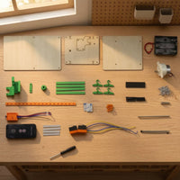 Clothes-Clothesline Rack Kit Remoteremotely-Operated Electric Clothesline Rack Model Electrically Powered STEM Project Kit for Students, Science Fair