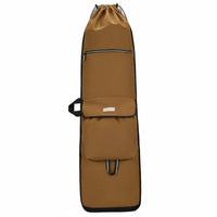 Longboard Backpack High Capacity Canvas Skateboard Bag Drawstring Closure Carving Skateboard Carrying Pack for Longboarders, Outdoor