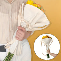 European Style Romantic Flower Bouquet Storage Bag with Adjustable Straps