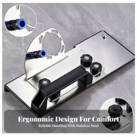 Angled Guide 45 Degree Tile Chamfering Attachment Stainless Steel Angle Grinder Chamfering Attachment Water-Assisted