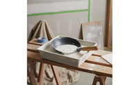 Cement Mixing Ladle Wear Resistant Handheld Mortar Ladle High Hardness Plastering Wok for Plasterers, Construction Workers