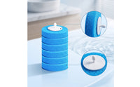 6 Pieces Toilet Brush Replacement Heads Pre-Soaked Disposable Toilet Brush Refills Disposable Cleaning Pads Touchtouchless