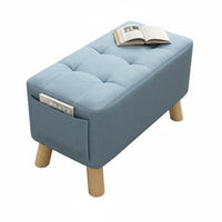 Minimalist Design Long Entryway Seat Modern appearance Long Ottoman Bench Soft Seating Household Furniture adaptable for Families, homeowners, Renters, Living Room, Hallway, Bedroom