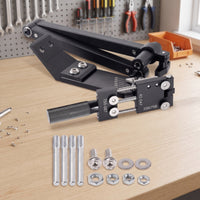 Accurate Lawn Mower Blade Grinder Jig Matte Black Blade Grinder with Adjustable Clamp Sturdy Smooth for Gardeners