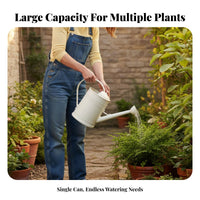 Long Spout Watering Can Leakproof 4L Garden Waterer Watering Can with Sprinkler Head Two-Color Color Plastic Houseplant Waterer