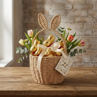 Round Paper Rope Basket Beige Paper Rope Basket Sturdy