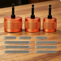 3 Pieces Copper tube Cleaner Set Wear-Resistant Copper tube Cleaning Tool Construction Tube Cleaning Brush for Heating and Cooling Technicians