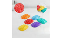 5 Pieces Textured Turtle Balance Stepping Stones Low-Height Turtle Shell Stepping Stone Molded Toy Non-Slip for Children, Toddlers, Obstacle Course, Playroom, Classroom