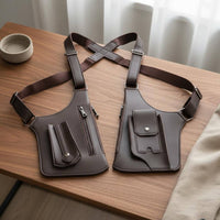 Underarm Harness Bag Adjustable Straps Chest Rig  Vest Pack for Cyclists, Runners, Outdoor, Sports, Biking