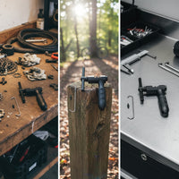 Compact Cycle Chain Breaker Tool Handheld Chain Breaker with Hook Comfortable Sturdy for Bike Mechanics, Trailside Maintenance