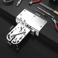 Jewelry Work Clamp Multifunction Bench-Mounted Clamp with Support Rods Jeweler's Vise Stainless Steel Jewelry Vise Aluminum