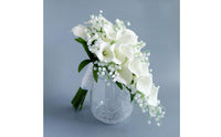 Artificial Calla Lily Floral Arrangement Elegant Design Faux Flower Arrangement
