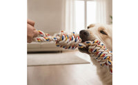 Dog Rope Toy Cotton Dog Tug Toy Tough Twisted for Dogs, Chewing