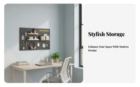 Customizable Layout Metal Pegboard Space Saver Perforated Wall Panel Easy Installation Wall Mount Pegboard Strong Load-Bearing for Students, DIY Enthusiasts, Crafters, Dorm Room, Office, Workshop, Kitchen