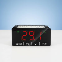 Double Temperature Controller Defrost Function Touchscreen Thermostat Customizable Settings Digital Temperature Controller for Flower Coolers