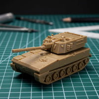 1:144 Scale Armored Vehicle Model Rotatable Turret PGZ-09 Anti-Aircraft Vehicle