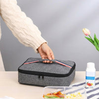Lunch Box and Cool Bag Lunch Box for Women with Thickened Insulation, Oxford Cloth Picnic Bag for School Picnic, Large Lunch Bags for Women