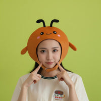 Photo Prop Ant Head Hat Flexible Antennae Cartoon Ant Headgear Cute Design Character Hat Soft Material for Children, Performers, Stage Performances, School Events, Parties
