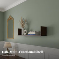 U-Shaped Display Rack Space-Saving Wall-Mounted shelf Sturdy for Bedroom, Office