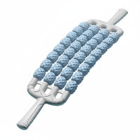 Portable Spiky Roller Massager Ergonomic Handle Spiky Massage Stick Aids Post-Workout Recovery Leg and Neck Roller Easy To Use for Athletes, Kids, Gym, Home