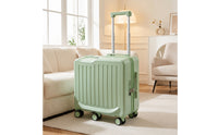 Sit-on Suitcase Hardshell Sit-on Luggage Suitcase with Wheels Hard-Shell Trolley Case 6-Wheel for Children, Travel, Airport