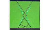 Height-Adjustable Pull-up Green Screen Floor-Standing Green Screen with Stand No-Drill Retractable Backdrop Wrinkle-Resistant for Content Creators, Videographers, Photographers, Live Broadcasting, Home Studio, Video Recording Conferencing