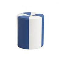 adaptable Small Round Upholstered Pouf Space-Saving Stool Comfortable padding Footstool long-finaling for Children, Families, Entryway, Living Room, Bedroom, Nursery