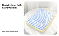 Soft Dog Ing Pad Warm Dog Crate Pad Thickened Padding Soft Kennel Mat for Young Dogs, Small Pets, Indoor, Crates, Kennels