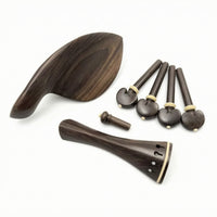 Wooden Violin Peg Tapered Violin Tuning Peg Fiddle Replacement Parts Carved Fiddle Parts Polished for Luthier, Repair Shop