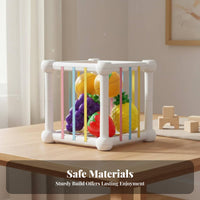 Cutting Play Fruit Set Hand-Eye Coordination Fine Motor Skills Toy Hands-on Learning Influenced Fruit Piece Sensory Toy for Children, Girls, Nursery