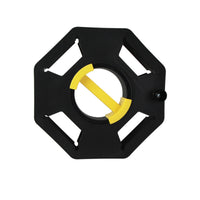Rotatable Handle Handheld Cable Reel Octagonal Frame Plastic Cable Reel Side Grip Knob Wire Spool Portable
