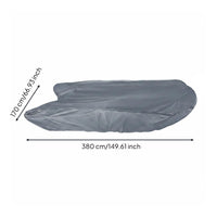 Inflatable Boat Cover Waterproof Inflatable Dinghy Cover Windproof for Transport