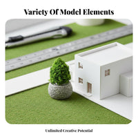 Micro Landscape Ornament Foliage Y Texture Miniature Foliage Model Lifelike Design Terrarium Decoration Accessories for Hobbyists, Adults, Dollhouse