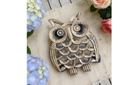 Bird Flower Pot Stand Movable Rolling Plant Stand Rustic Style Flowerpot Holder for Balcony, Terrace