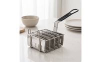 Taco Fryer Basket with Loop Handle Curved Fryer Basket Convenient Taco cover Holder for Food Service