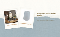 E27 frosted glass lampshade