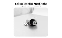 Zinc Alloy Drum Cymbal Clutch Black Felt Washer Threaded Cymbal Clutch Wing Nut Knob Music Hardware Metal