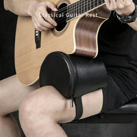 Ergonomic Guitar Support Cushion Comfortable Guitar Cushion with Strap Stable Curved for Guitarists, Practice, Home Playing