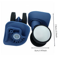 Double Wheel Caster 360 Degree Swivel Luggage Replacement Wheel Wear Resistant