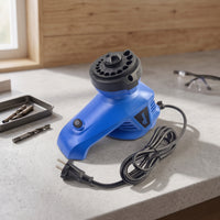 Electric Drill Bit Sharpening Machine Compact Drill Bit Grinder Tabletop Sharpening System Corded for DIYers, Hobbyists, Home Workshop, Tool Room