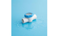 Blue Outer Band 2-Inch Check Valve Backflow Protection Transparent Check Valve Good Sealing Long-Lasting for Water Treatment